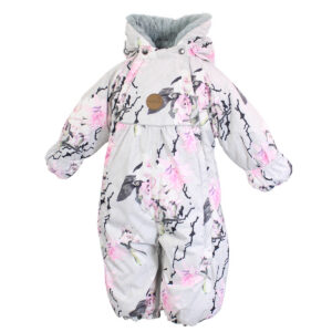 Mažylių miegmaišis-kombinezonas MARY, balta su raštu 91820, 74 (300g)