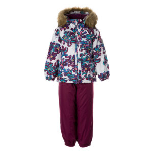 Mažylių komplektas AVERY, balta su raštu/bordo 14420, 80 (300g+160g)